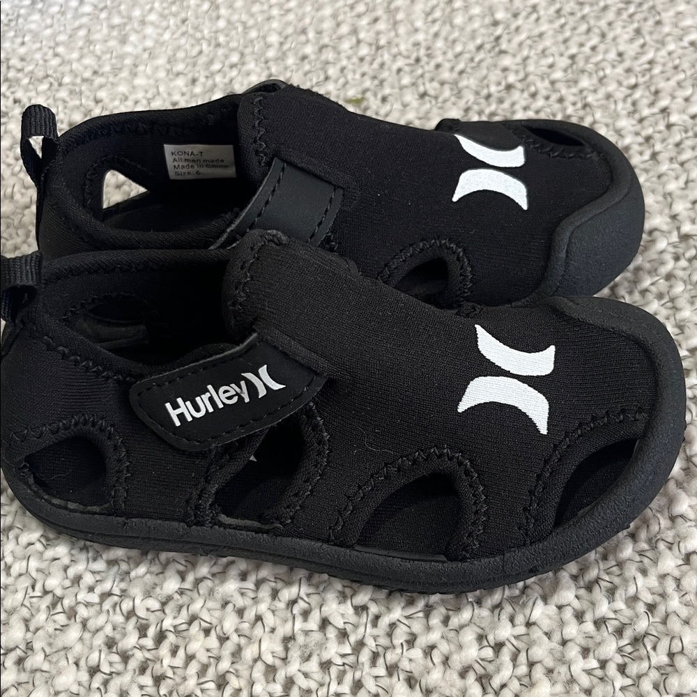 Hurley Kids Black Water Shoes size 6 - Picture 4 of 5